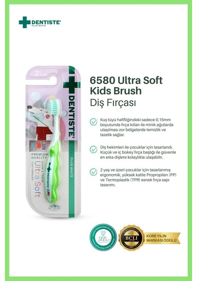 Kids Toothbrush Yeşil-turkuaz