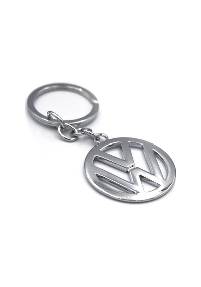 Volkswagen New Beetle 3d Metal Otomobil Anahtarlığı - Krom Kaplamalı Oto Anahtarlık