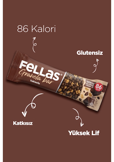 Granola Bar Protein Kaynağı 23 G Karma Kutu 12 Adet
