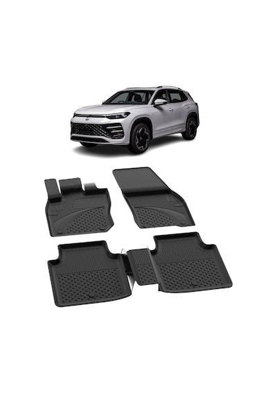 Volkswagen Tayron 2024+ Uyumlu 4.5d Premium Havuzlu Oto Paspas - Tayron