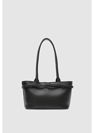 Shule Bags Glove Omuz Çantası Siyah Siyah