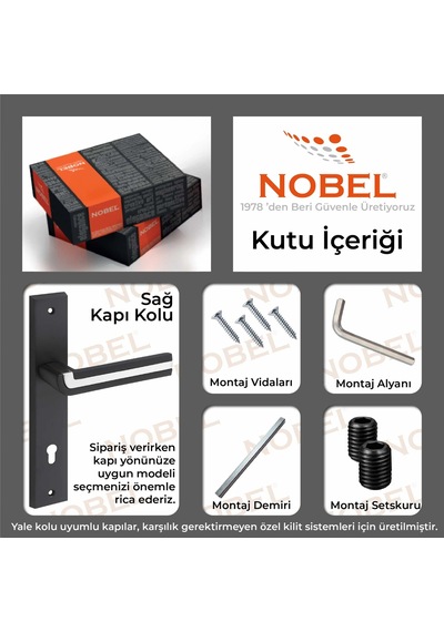 Gümüşhane Kapı Kolu Matsiyah İnox Aynalı Yale Sağ
