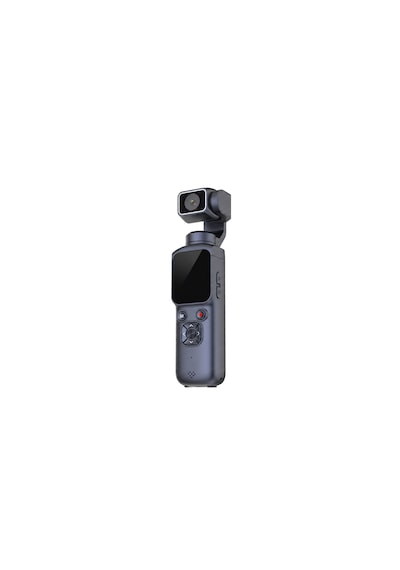 Smate 4k Pocket Camera Profesyonel Vlog Kamerası Gimbal Özellikli Titreşim Önleyici Otomatik Dönüş Ve Yüz Takibi Siyah