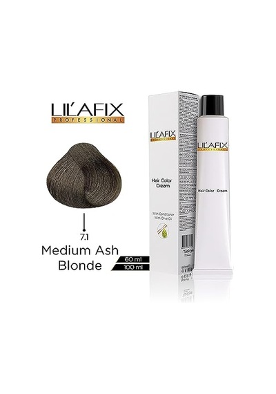 Lilafix Tüp Saç Boyası 100 Ml 7.1 Küllü Kumral