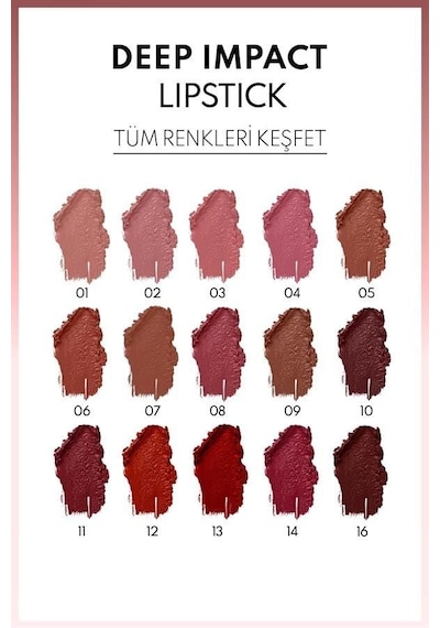 Note Deep Impact Lipstick 4,5gr. Terracotta 01