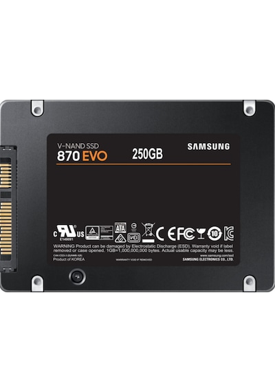 Samsung 870 EVO MZ-77E250BW 2.5" 250 GB SATA 3 SSD