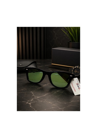 Wayfarer Model Üst Kaliteli Erkek Güneş Gözlüğü Siyah - 880341162 Siyah