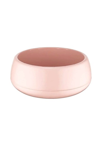 Elvan Aranjman Saksı 0,86 Litre Soft Pembe 17cm Menekşe Kaktüs Sukulent Saksısı Parlak Plastik 1