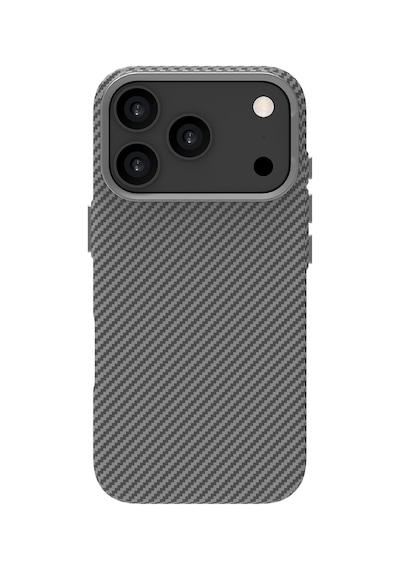 Buff Apple Uyumlu iPhone 17 Pro Max Magsafe Kevlook Kılıf Gri