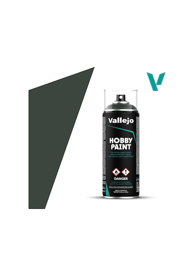 Vallejo 28026, 400 Ml. Dark Green Sprey Boya Standart