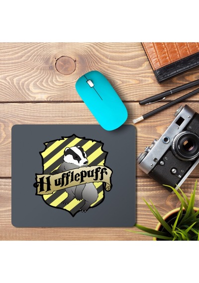 Hufflepuff House Crest Mouse Pad Mousepad