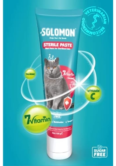 Solomon Kısırlaştırılmış Kedi Seti Sterile Paste & Plus B & Immune C