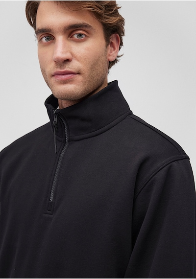 Mavi - Yarı Fermuarlı Siyah Basic Sweatshirt 0s10278-900 Siyah