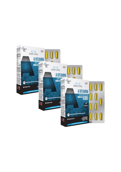 Zade Vital A Vitamini 3 Kutu 90 Kapsül