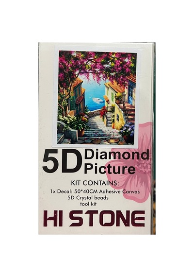 5d Elmas Boncuk Taş Işleme Mozaik Goblen Kit 50x40cm Gc84286 Diamond Painting