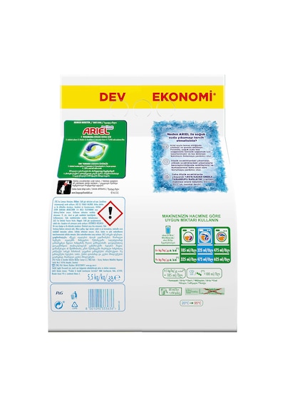 Ariel Oxi Renklilere Özel Hızlı Çözünme Toz Çamaşır Deterjanı 5500 G