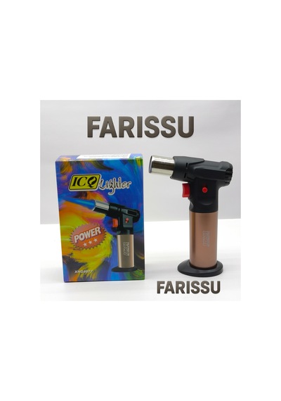 Icq Lighter Power Xhg-8b77 Jet Pürmüz Torch Çakmak Yüksek Hassasiyetli Bütan Alevi Kahverengi
