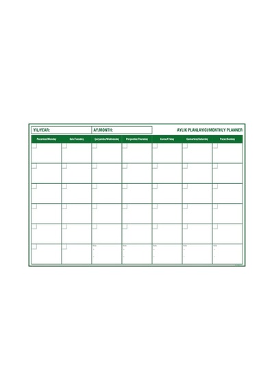 Planlayıcı Akıllı Kağıt Planner Sticker 2021 Kağıt Tahta Yazı Tah (527105143)