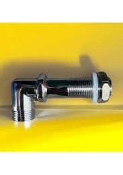 Klozet Temiz Su Flex Hortum Baglantı Aparatı Dirsek Pirinç 3/8-1adet Beyaz - Çok Renkli