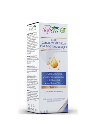 Softem Leke Çatlak ve   Cilt Bakımı Yağ Karışımı 70 ML