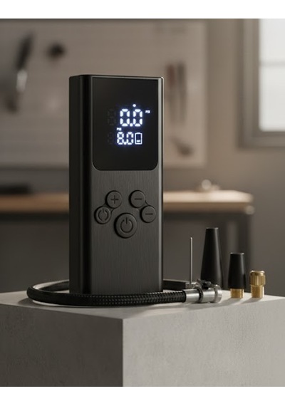 A6 Pompa Kablosuz Taşınabilir Kompresör Mini Oto Kiti, Lastik, Top, Havuz İçin Şişirme Air Pump