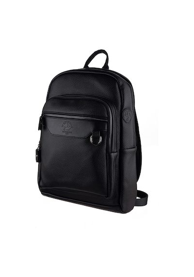 Westpolo Vegan Deri Şık Ve Fonksiyonel Unisex Sırt Çantası - 6012 Siyah