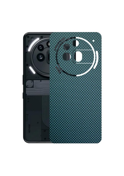 Kapps Nothing Phone 3a Pro İle Uyumlu Fiber Serisi Premium Arka Kapak Kaplama Kenarlar Yoktur