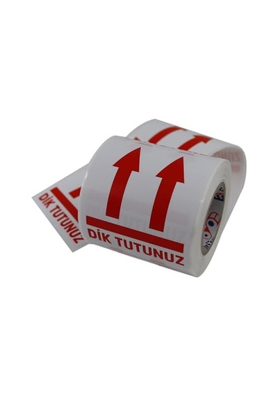 Dik Tutunuz Etiketi 70mm X 80mm Ruloda 250 Adet Kuşe Rulo Etiket Diğer