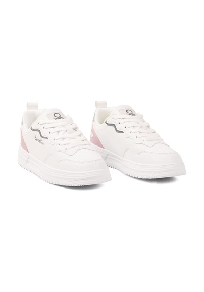 United Colors of Benetton Beyaz Memory Foam Kadın Spor Ayakkabı Bnı-11201 G