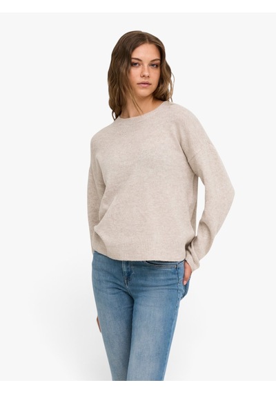 Only Onlolıvıa Ls O-neck Cc Knt Kadın Beyaz Kazak - 15380548