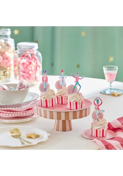Meri Meri - Nutcracker Cupcake Kiti - 24 Adet