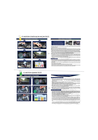 Cs Motor Aşınma ve Cs Conta Kaçak Testi- Avantajlı 20'lu Paket
