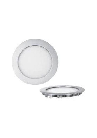 Lunaev 15 W Sıva Altı Yuvarlak Slım Led Panel Açık Bej