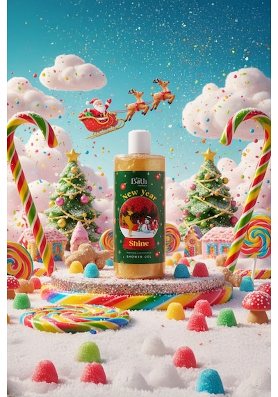 The Bath Factory Nemlendirici Ve Besleyici New Year Shine Duş Jeli 400 ML