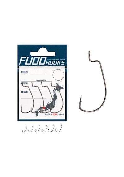 Fudo 4911 Worm 108r Black Nikel Olta İğnesi 1