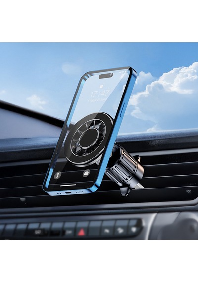 Yc-19 Magnetik 360 Derece Oynar Başlıklı Telefon Tutucu Havalandırma Tasarım