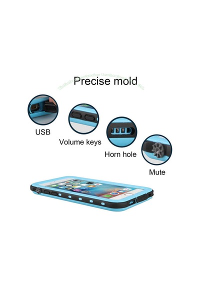 Apple Uyumlu iPhone 8 Plus Kilif 360 Su Geçirmez 1-1 Silikon Kapak 392958655