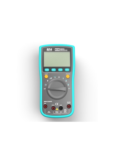 Rf4 Rf-17n El Dijital Multimetre Lcd Arka Işık Ac / Dc Ampermetre Voltmetre Ohm Gerilim Test Cihazı Ölçer Pilsiz