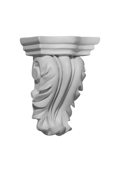 Ekena Millwork Cor04x02x05bl 4 1/4-inç G X 2 5/8-inç D X 5 3/4-inç Y Blackthorne Corbel, Beyaz