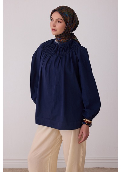 Belli Etnik Desen %100 Twill İpek Eşarp Be04 Acı Kahve-yeşil