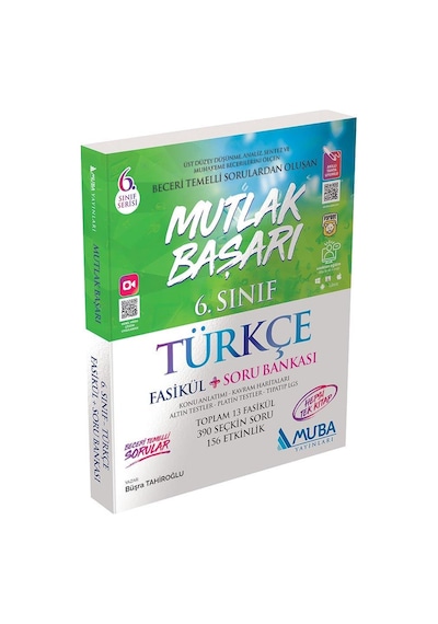 Muba Yayınları 6. Sınıf Türkçe Fasikül + Soru Bankası