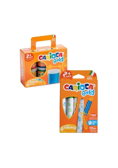 Carioca Baby Parmak Boya Ve Carioca Baby Marker 2 Adet Boyama Seti