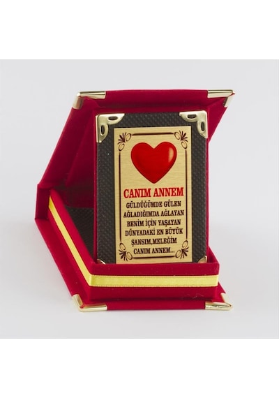 Gld-spt- Canım Annem Plaketi-kırmızı 75402223