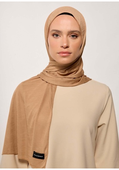 Mayovera Tesettür Şal-camel Camel