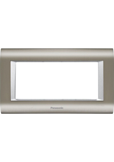Viko Panasonic Thea 4m Sistema Inox+metalik Beyaz Çerçeve - Wvtf18445ın-tr
