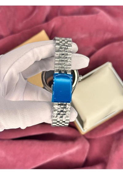 Yeşil Fluted Bezel Otomatik Erkek Kol Saati Çok Renkli