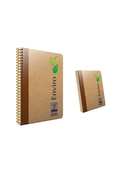 Gıpta Enviro Spiralli Defter A6 80 Yaprak Kareli