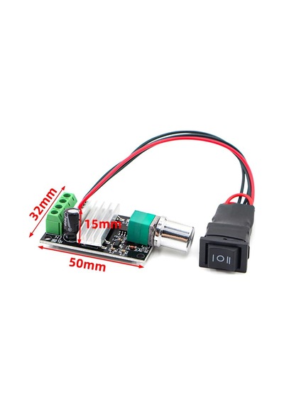 İleri Geri Dc Motor Hız Kontrol Cihazı Pwm Dc 6v12v24v 3a