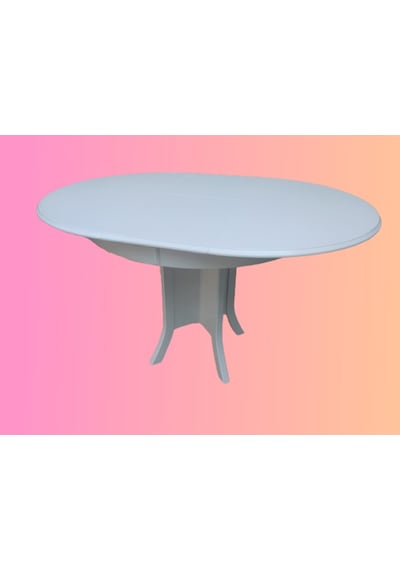Bengimobilya Masa Baba Kutu Ayak Parlak Beyaz Model Boya 90 Cm Tabla Açılır It
