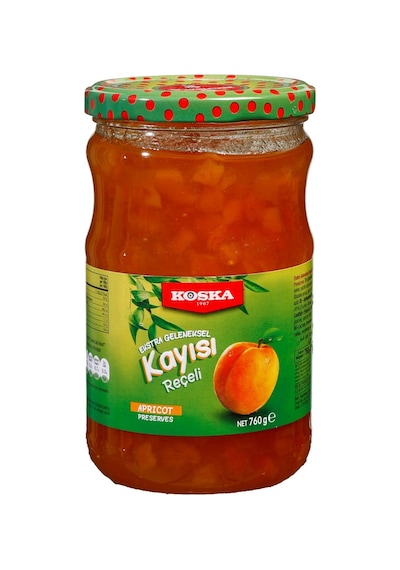 Koska Kayısı Reçeli 760 G - Geleneksel Lezzet %45 Meyveli Tarı